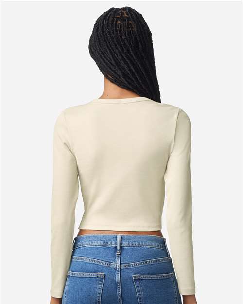 Women's Baby Rib Long Sleeve Fitted Tee - BR2107 26
