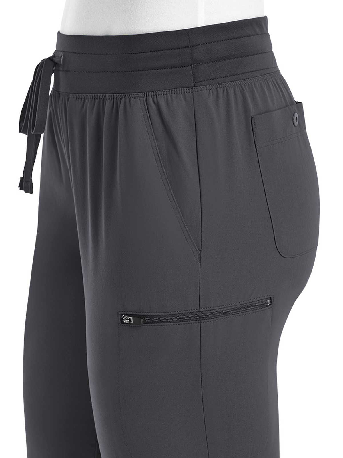 ScrubJoy Originals - Women's Fitted Six-Pocket Skinny Leg Pant 1