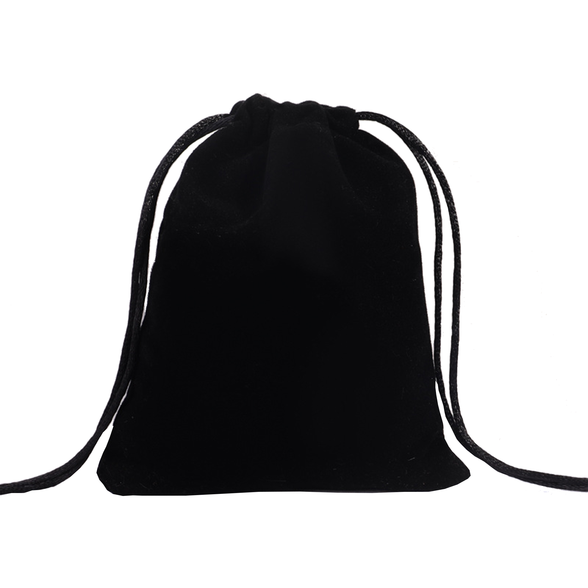 Flocking Drawstring Storage Bag Jewelry Pouch 2