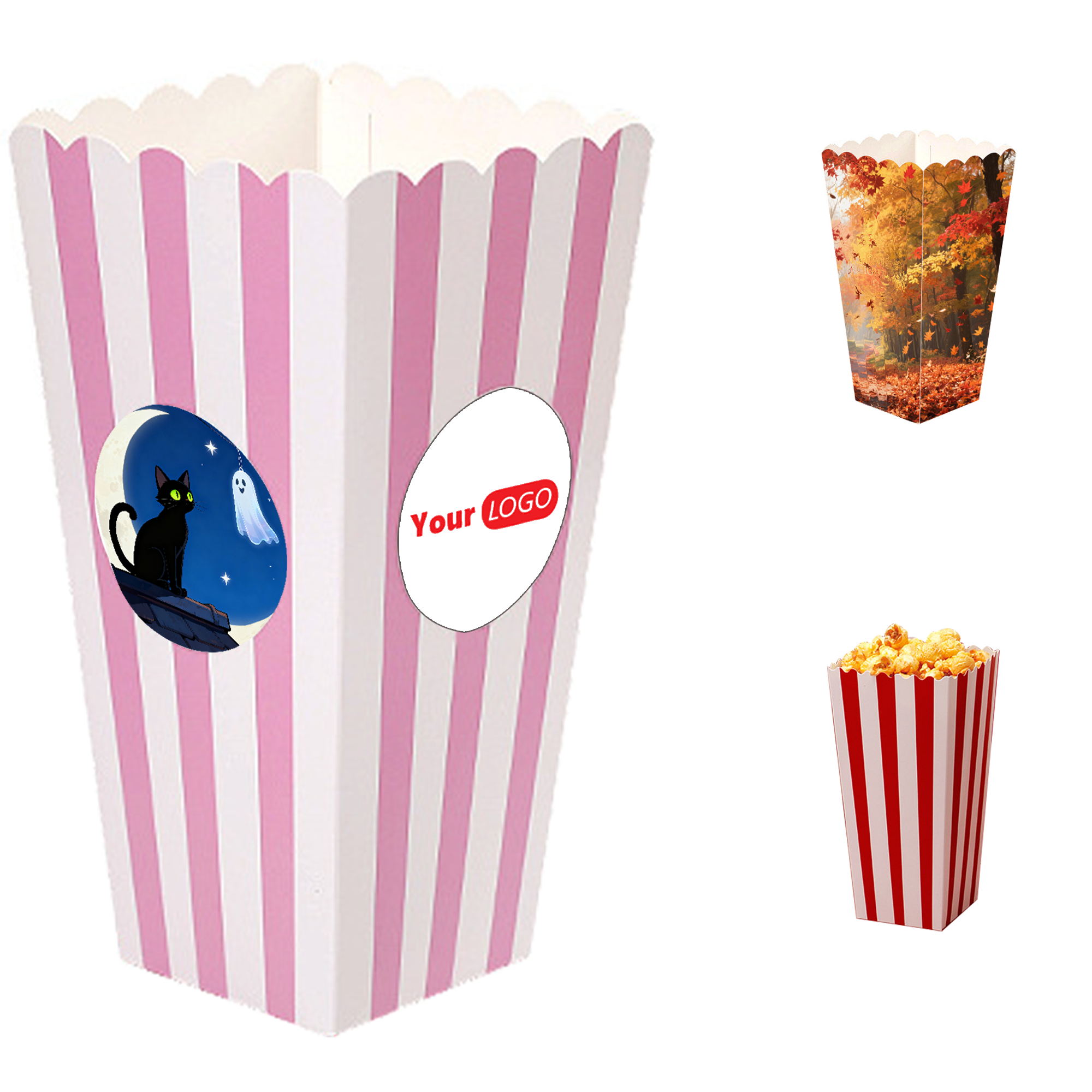 Personalized Full Color Printed Popcorn Container 3