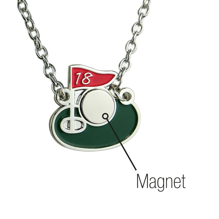 Golf Green Magnetic Golf Necklace 1