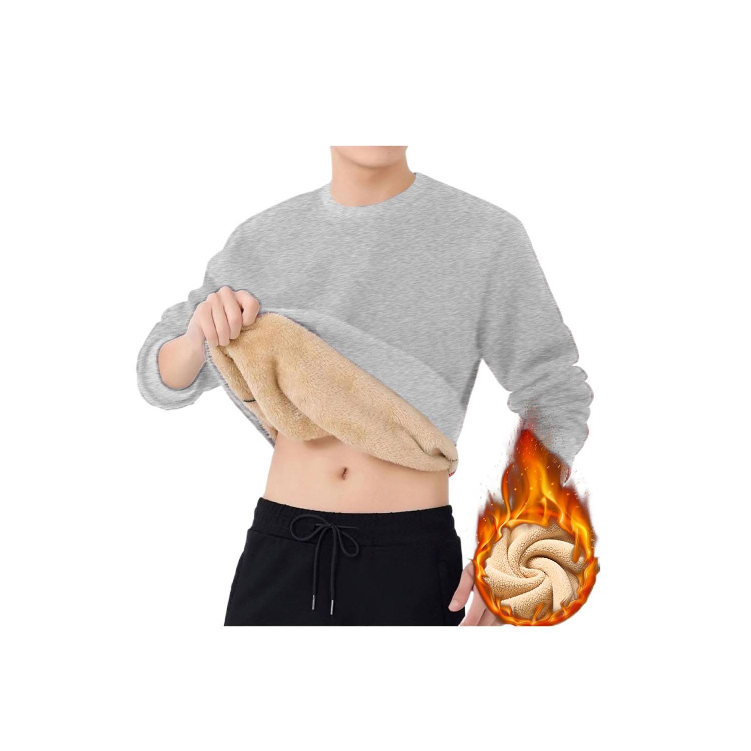 Winter Warm Soft Cozy Fleece Sweatshirt 10