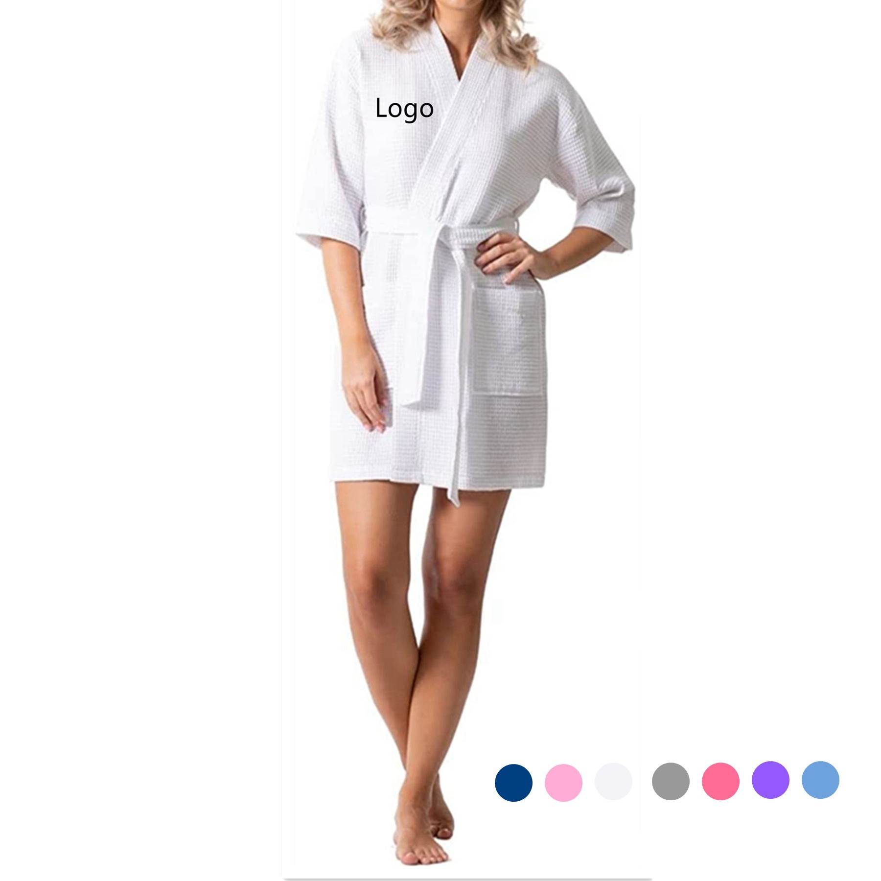 Unisex Waffle Robe 2