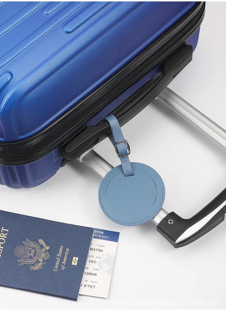 Wholesale Vegan Leather Luggage Tags 10