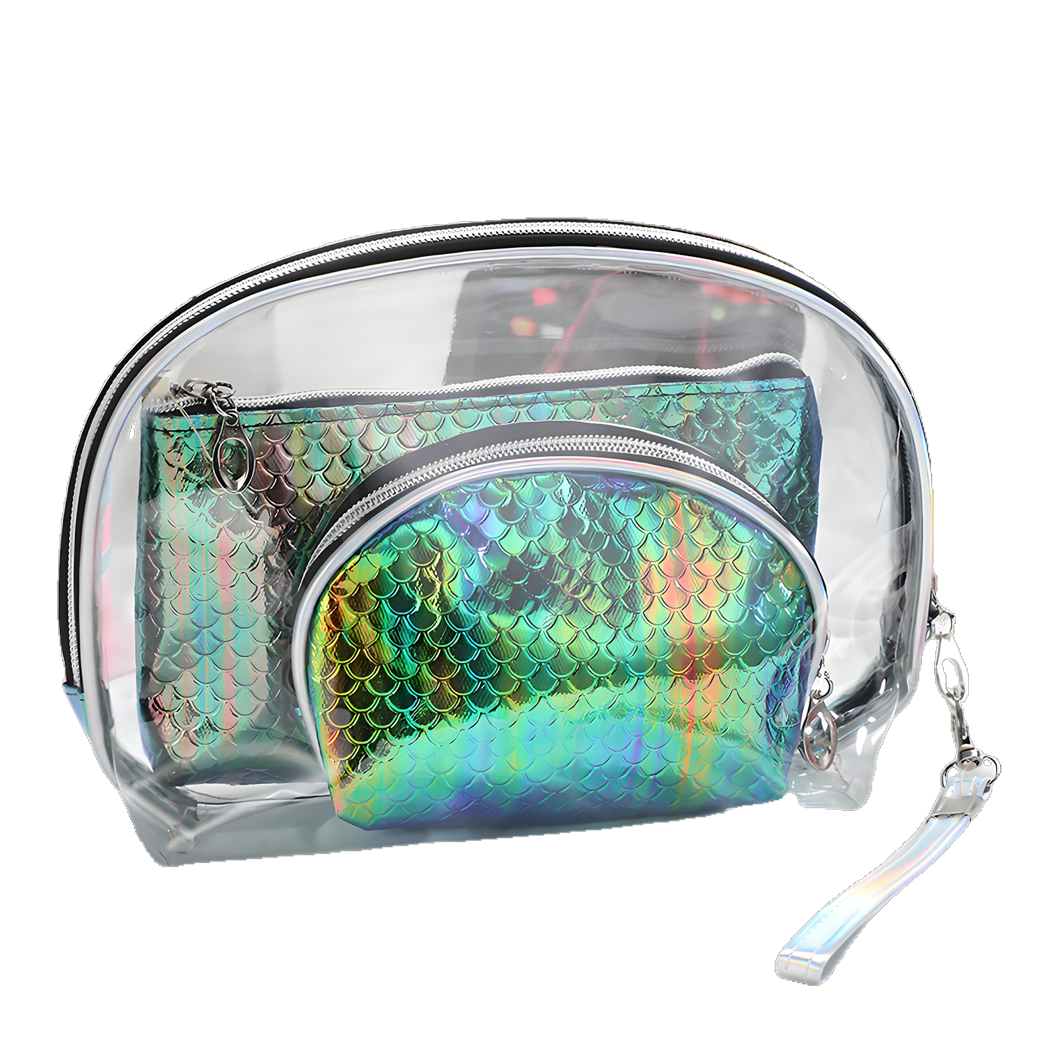 PVC Travel Waterproof Large-Capacity Wash and Makeup Bag 5