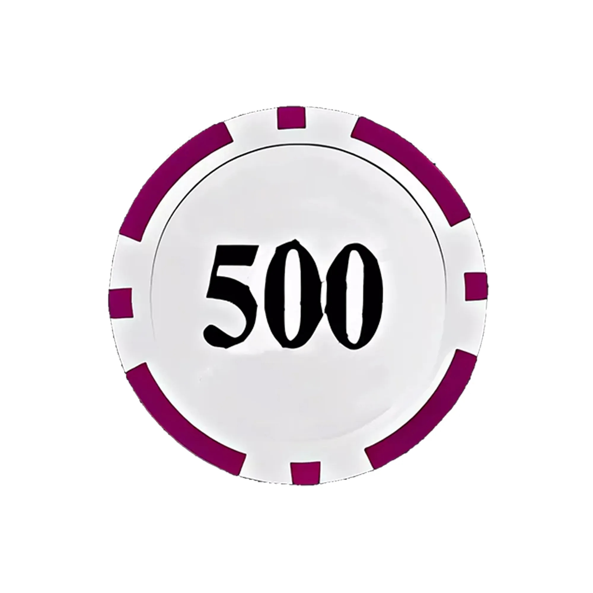 Eco-Friendly Striped Dice Poker Chips Casino Gameplay 2