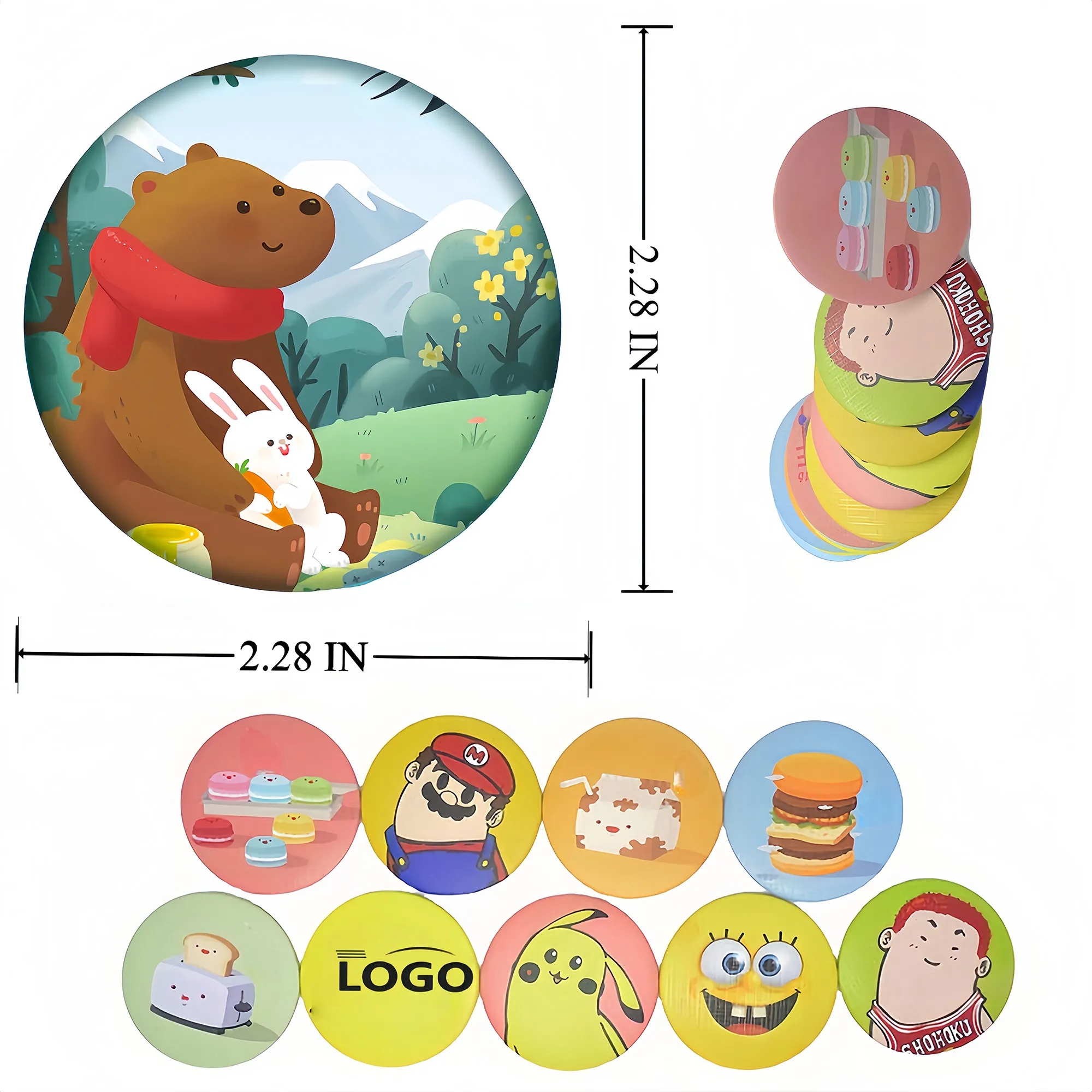 Creative Cultural Magnet Stickers For Refrigerator 3