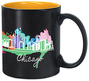 11 Oz. Classic Black Matte Coffee Mug 1