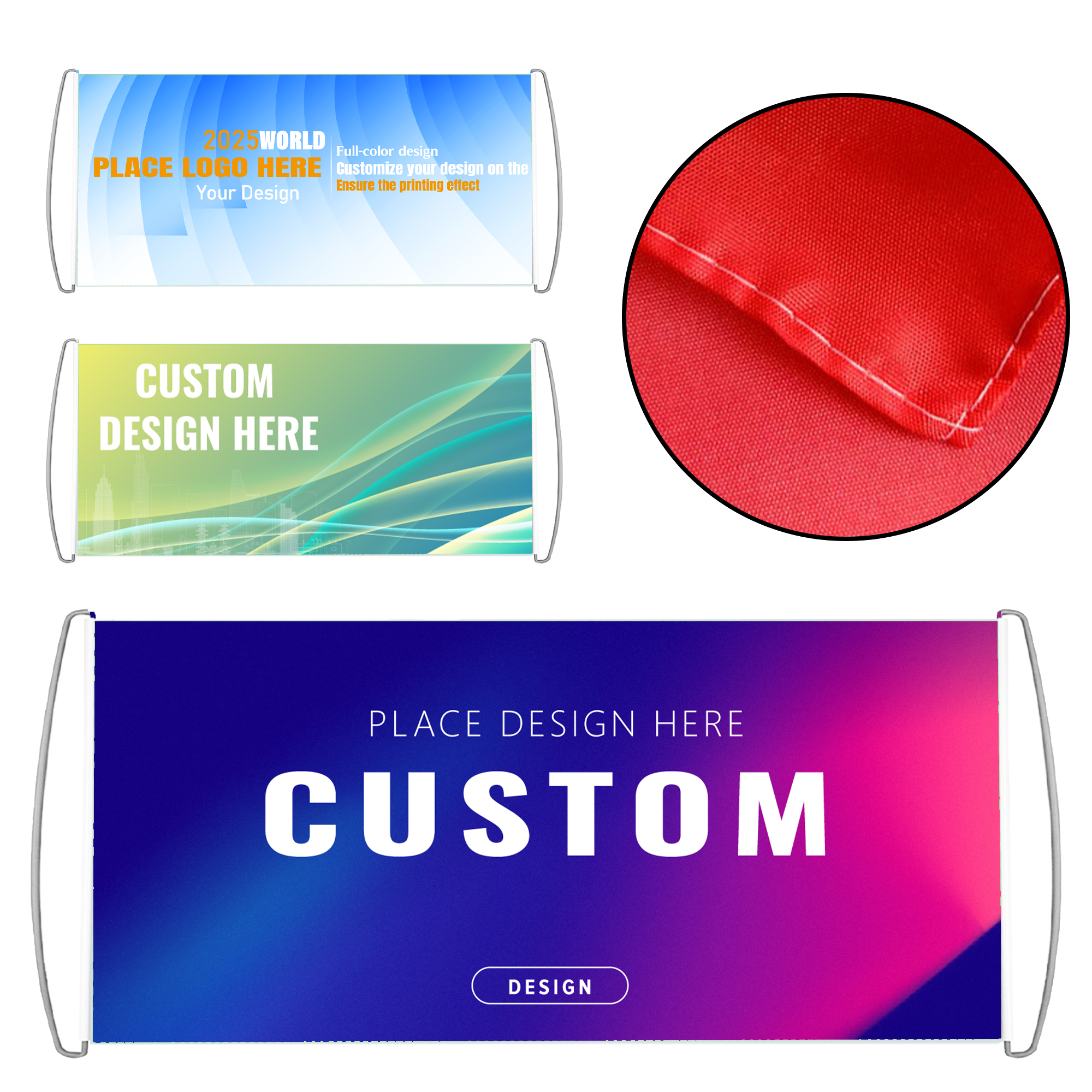 Custom Polyester Hand Flags 5