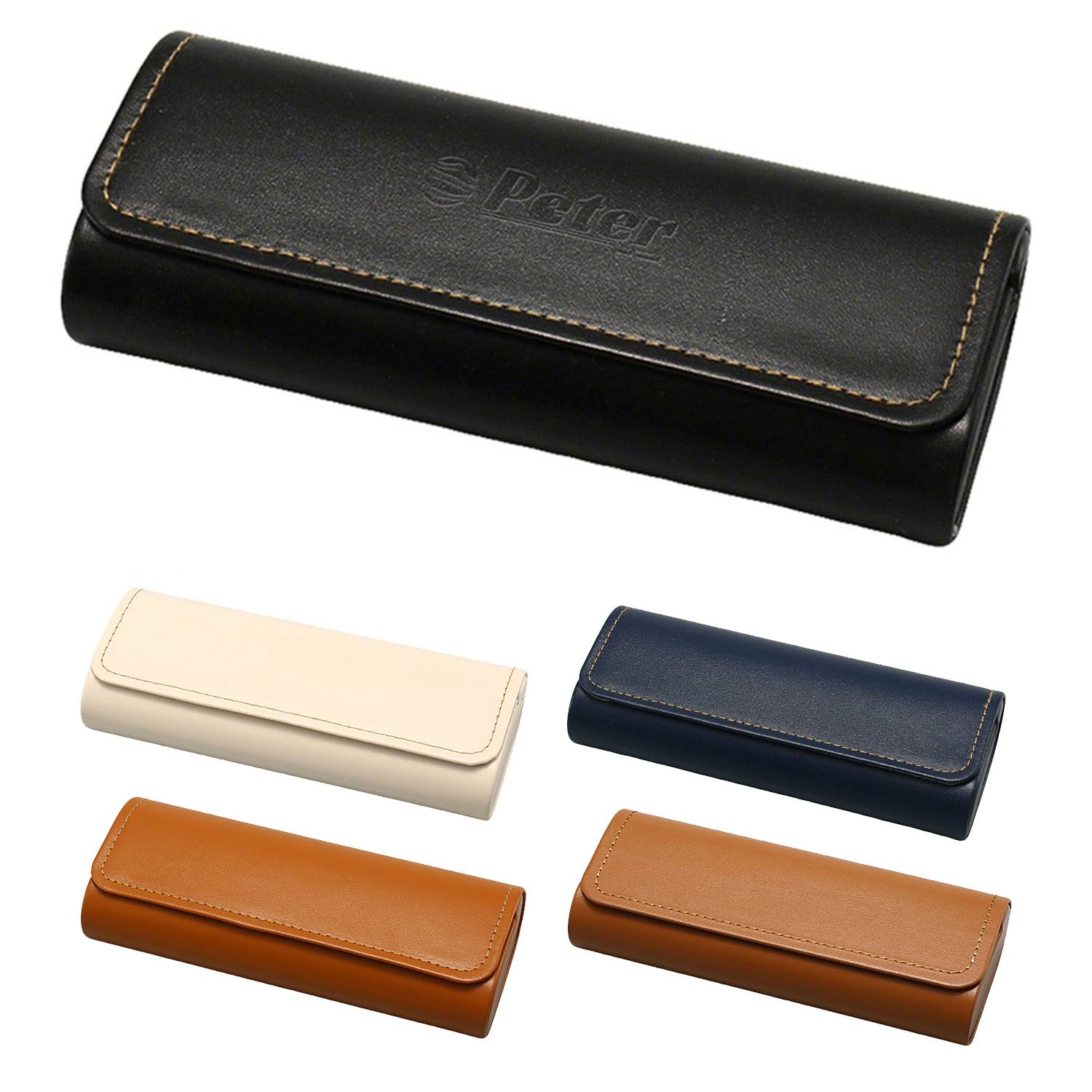 PU Leather Portable Eyeglass Case 5
