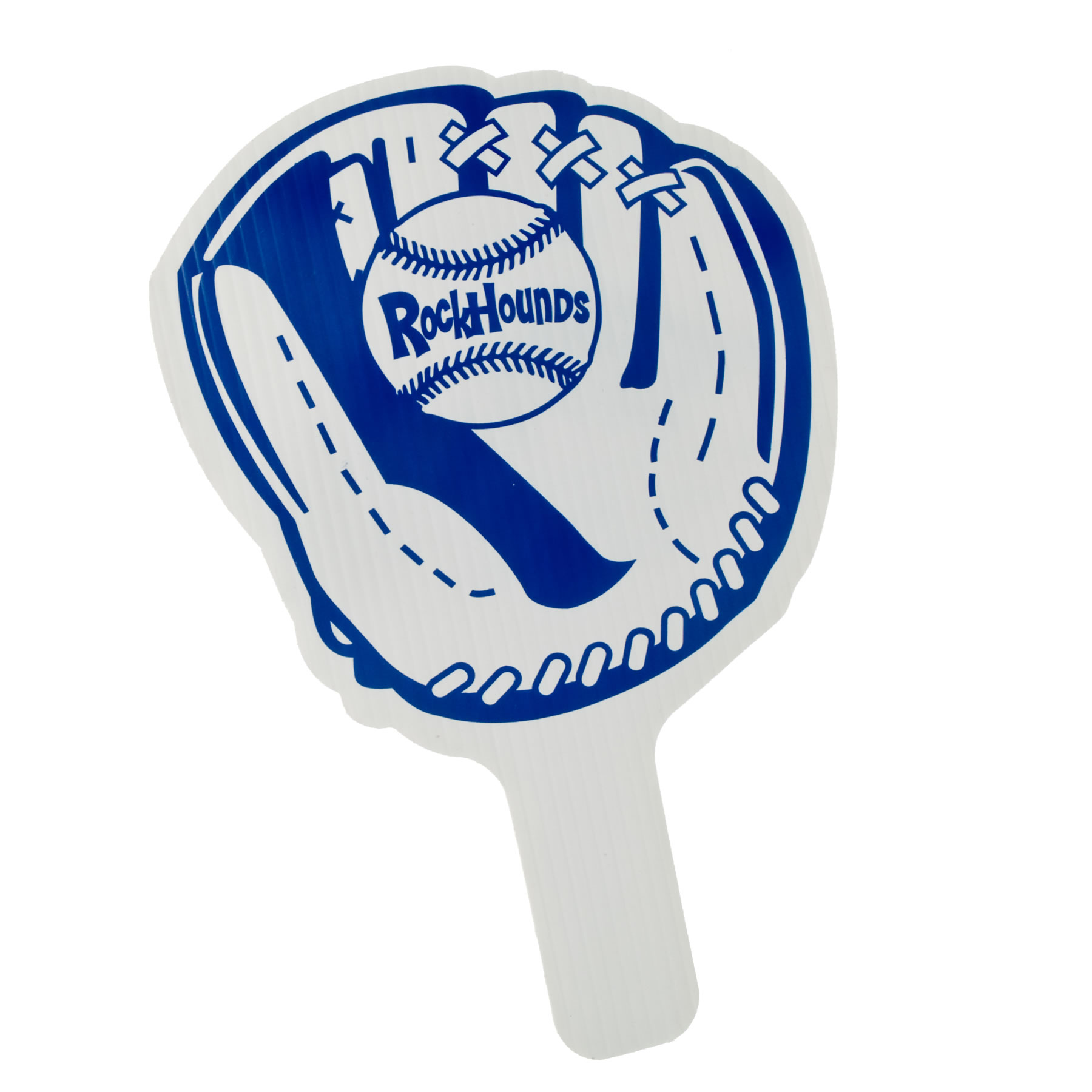 Baseball Glove Hand Fan, Screen Printed 32