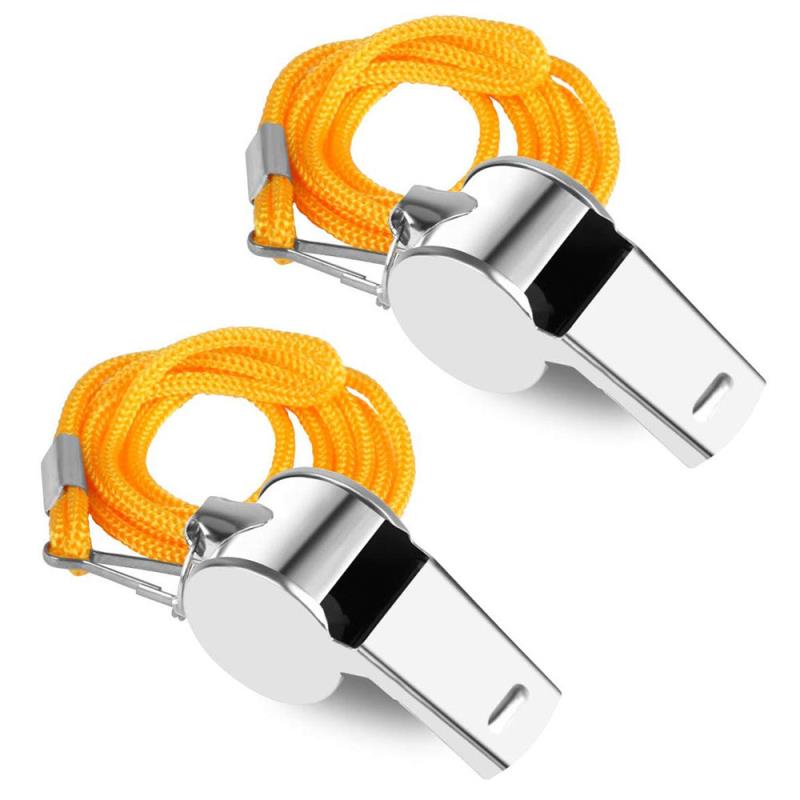 Metal Whistle With Lanyard 3