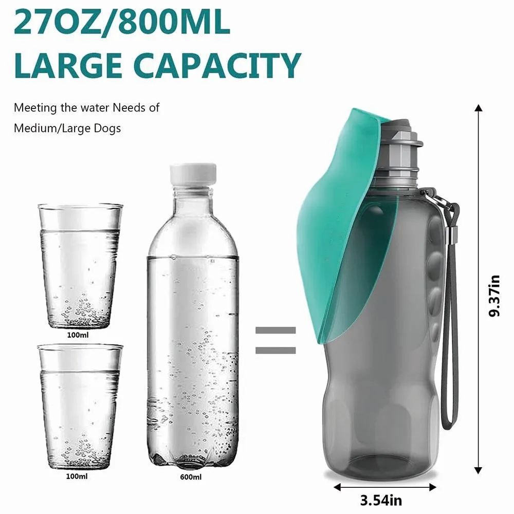 27oz Large Capacity Foldable Dog Drinking Dispenser 8