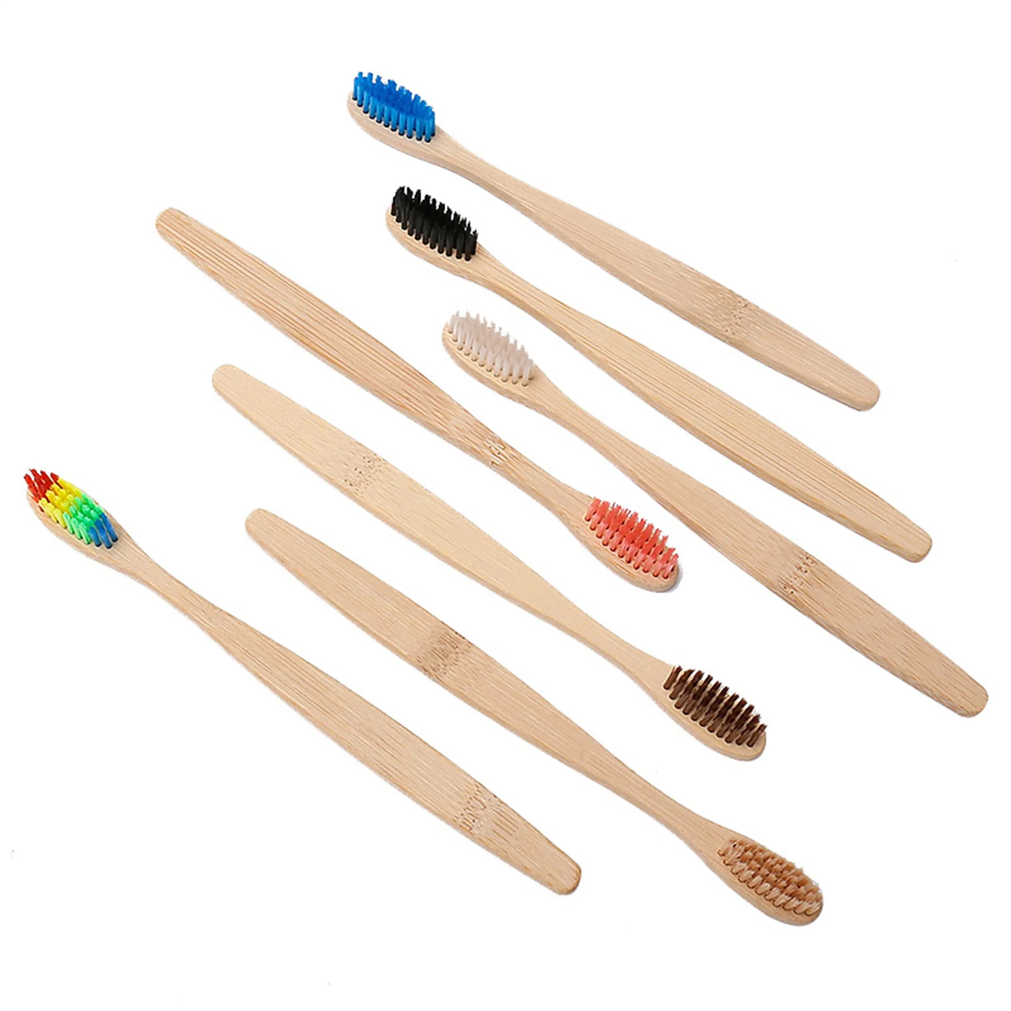 Color Soft Bristles Bamboo Toothbrush 2