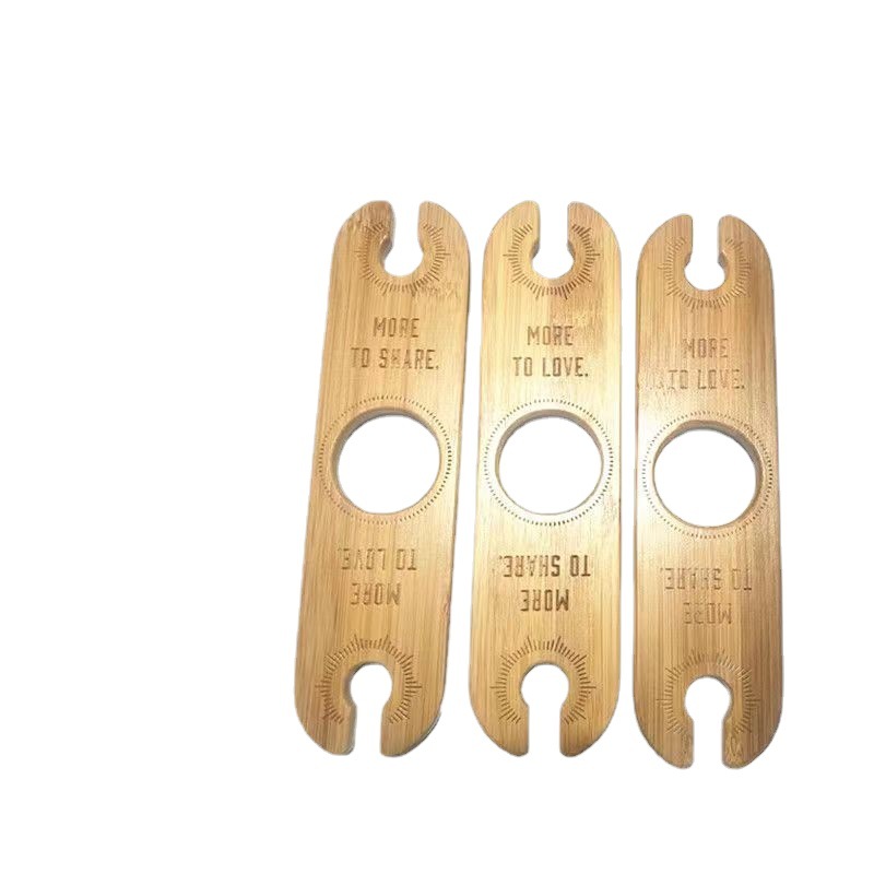Wood Products Wine Bottle And Glass Holder Goblet Racks 5