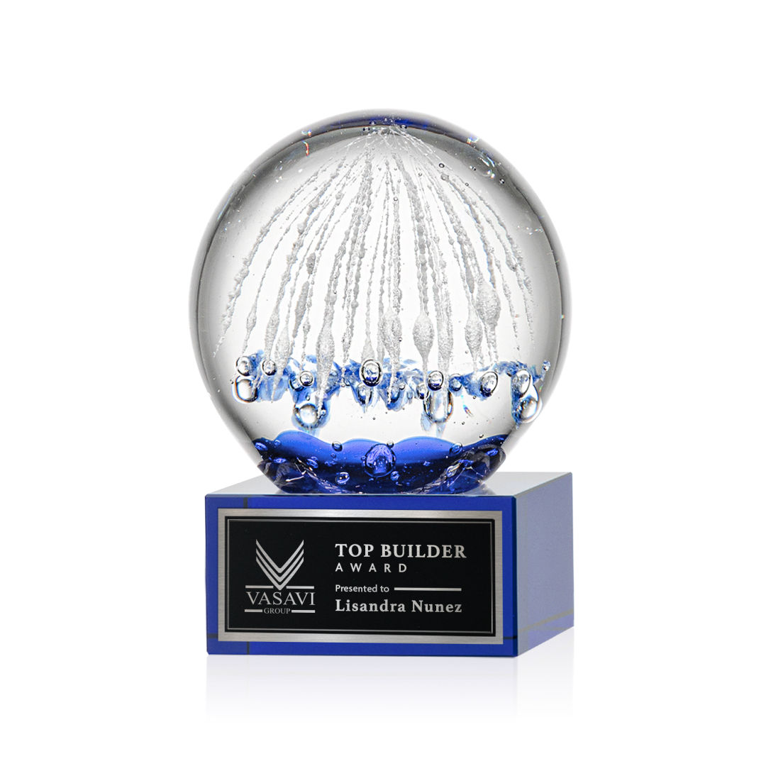 Starburst Award on Hancock Base - Blue 15