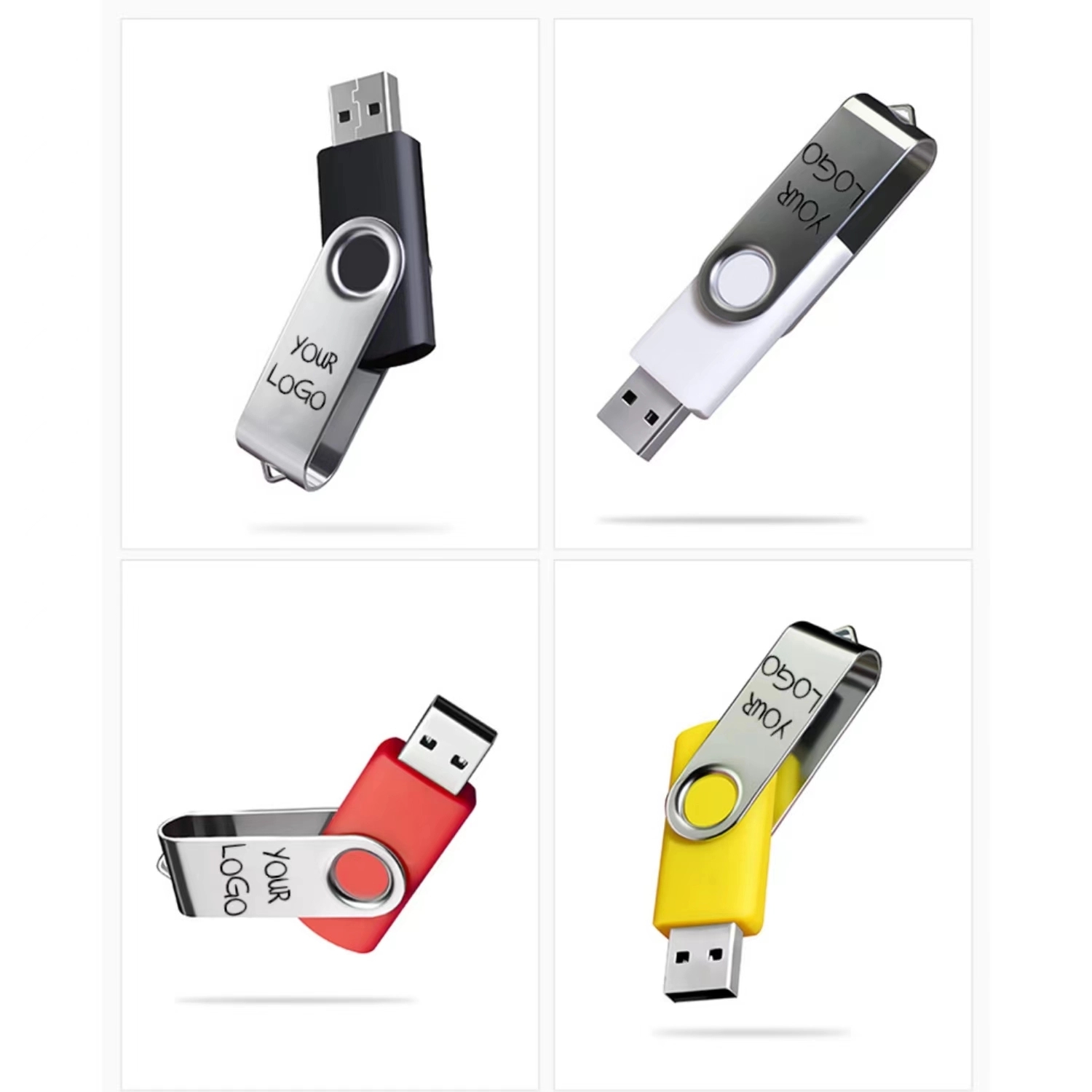 Custom Swivel USB Flash Drive 3