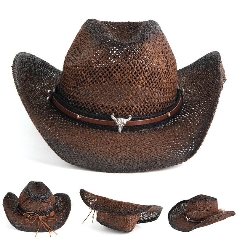 Gambler Straw Hat Skimmer Boater 1