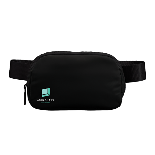 RPET Simply Styled Polyester Waist Bag w/ Custom Logo 4