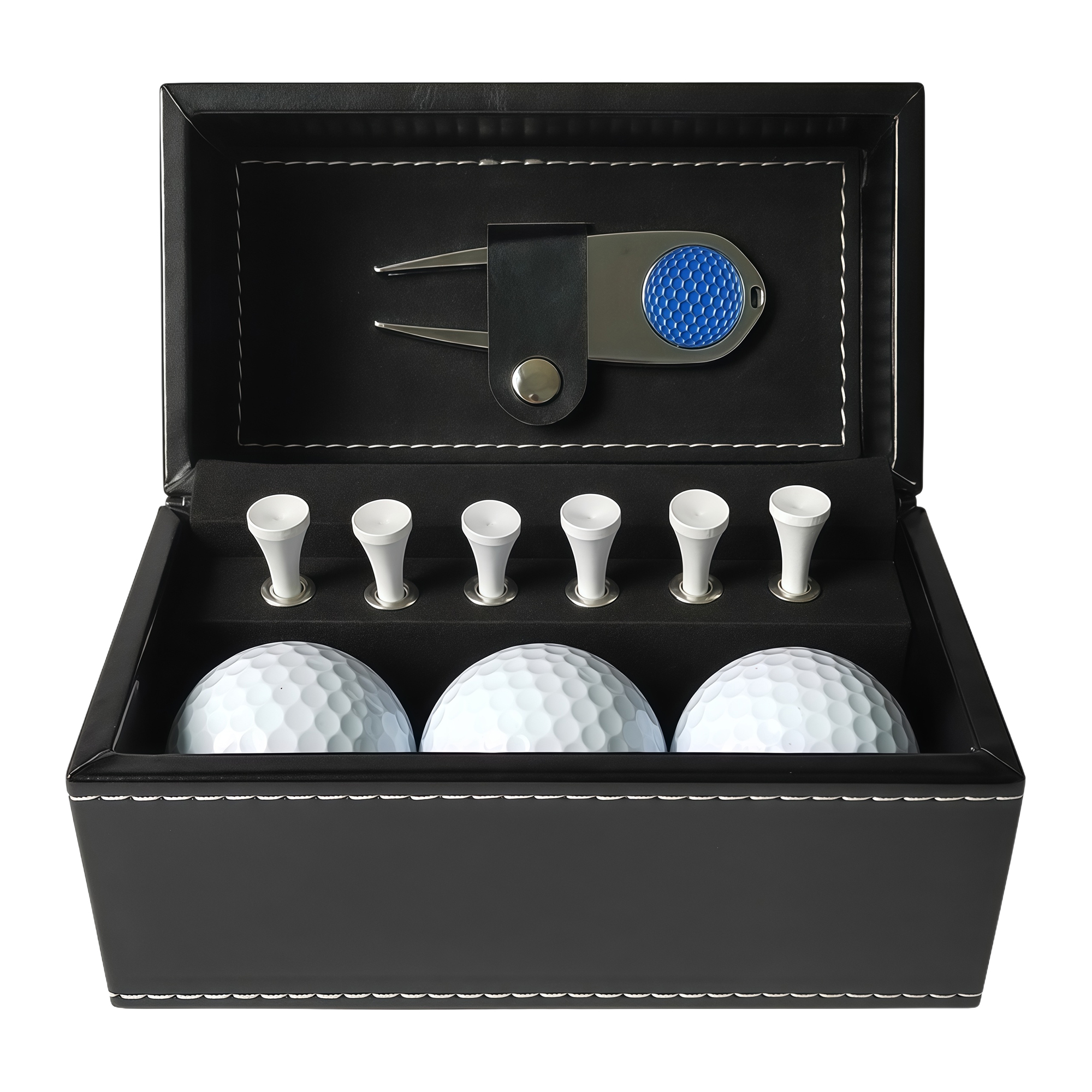 10-Piece Golf Gift Set with Leather Box 5
