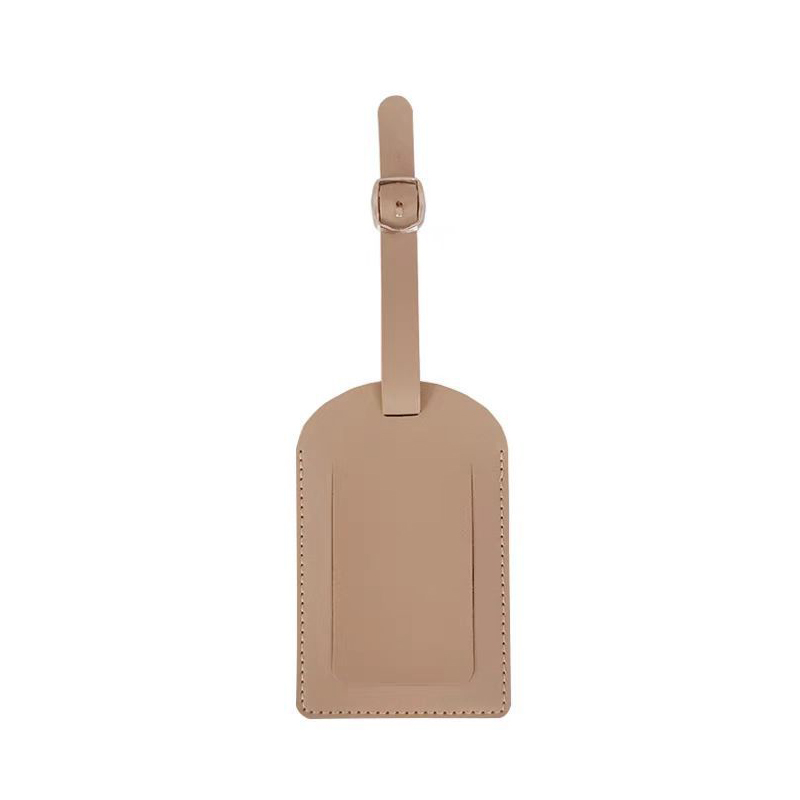PU Leather Luggage Tag W/ Flip Open Window 4
