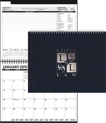 ThePresident™ - Leatherette Monthly Planner 1