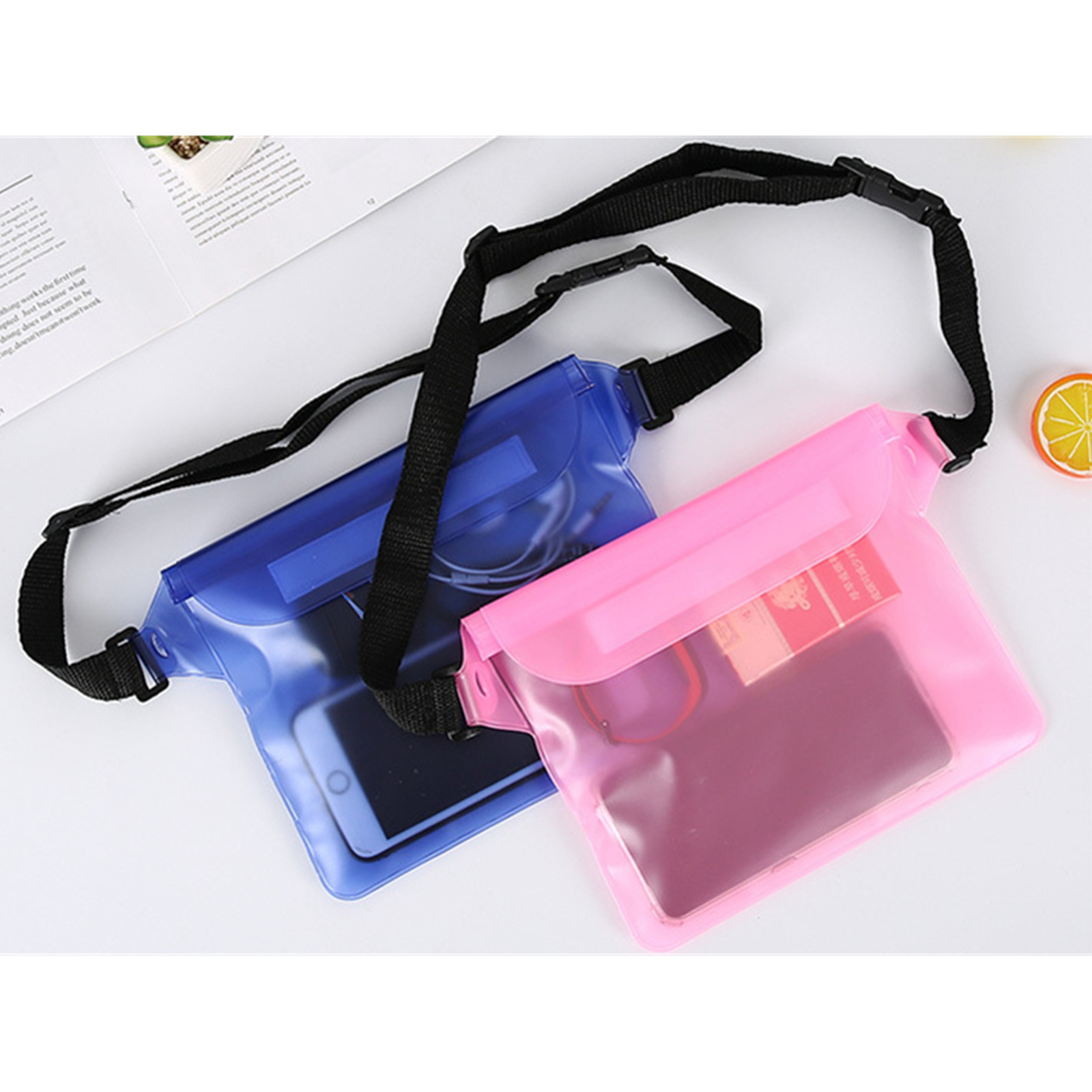 Clear Waterproof Waist Bag Storage phone Bag 6