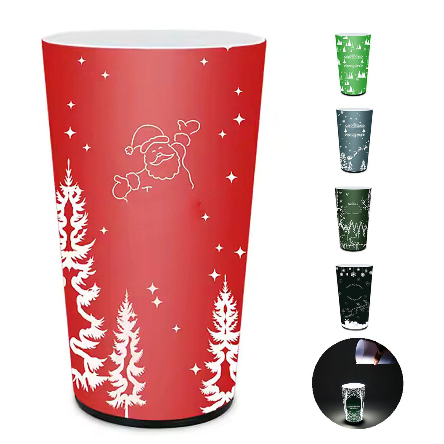 12oz Liquid Activated LED Light Up Plastic Cup 4