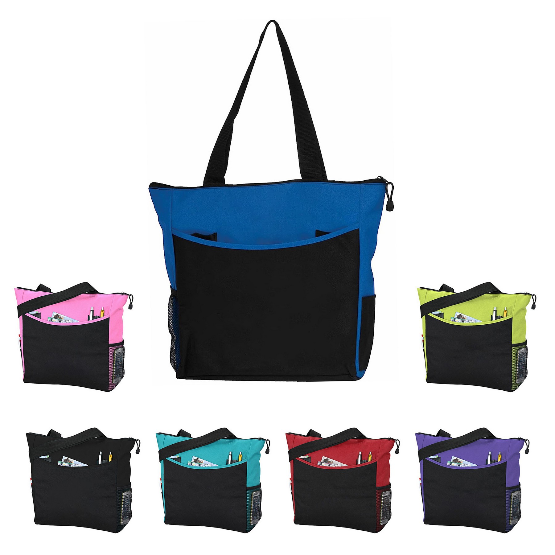 Transport It Two-Tone Tote Bags 5