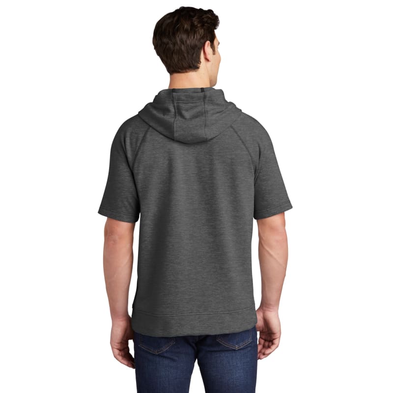 Sport-Tek PosiCharge Tri-Blend Wicking Fleece Short Sleeve Hooded Pullover, custom hoodie or sweatshirt with logo imprint 15