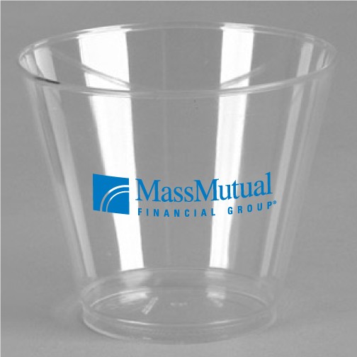 9 oz. "Squat" Crystal Clear Squat Cup 2