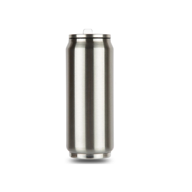 17oz Insulated Flip top Can-Shaped Water Bottle 2