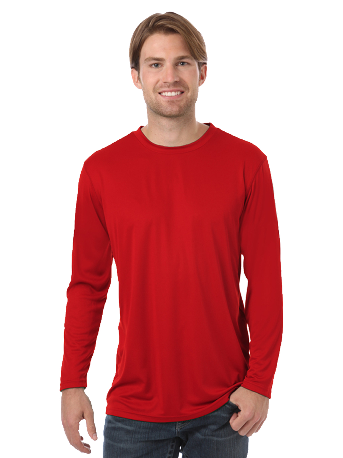 Blue Generation - Men's Pocketless Value Long Sleeve Tee 6