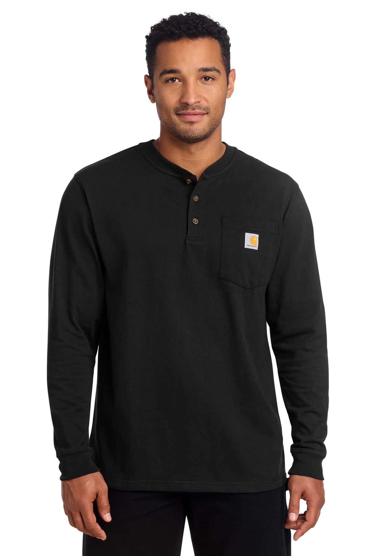 Carhartt Long Sleeve Henley T-Shirt CTK128 17