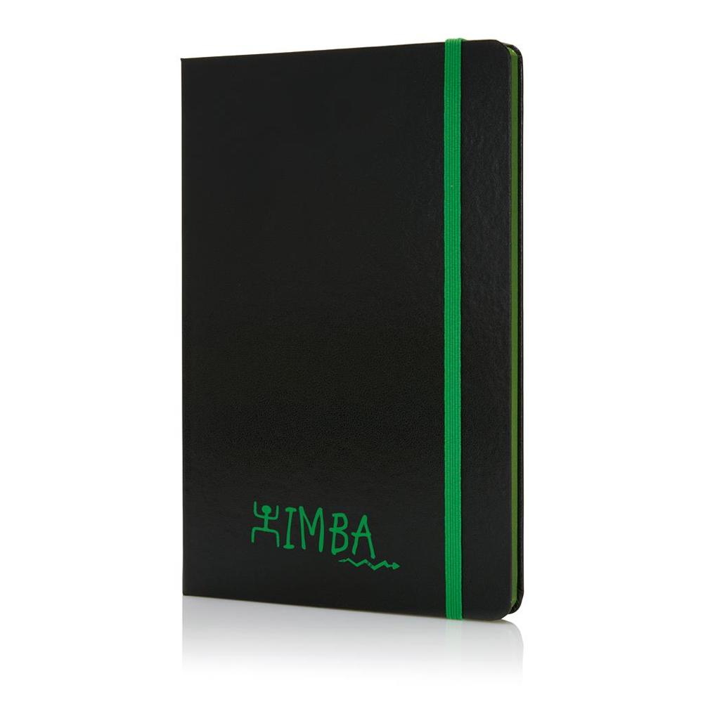 Hardcover Black A5 Notebook 6