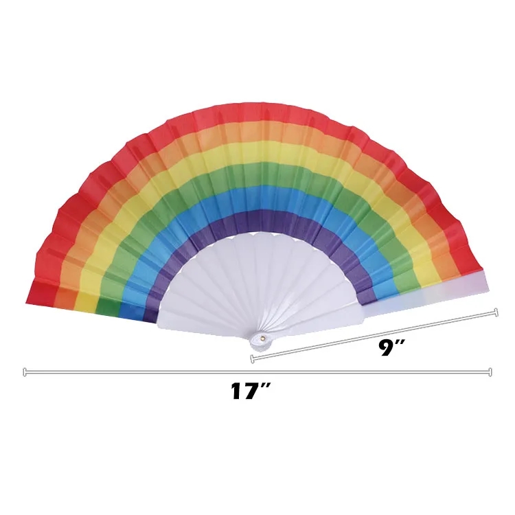 Colored Folding Hand Fan 2