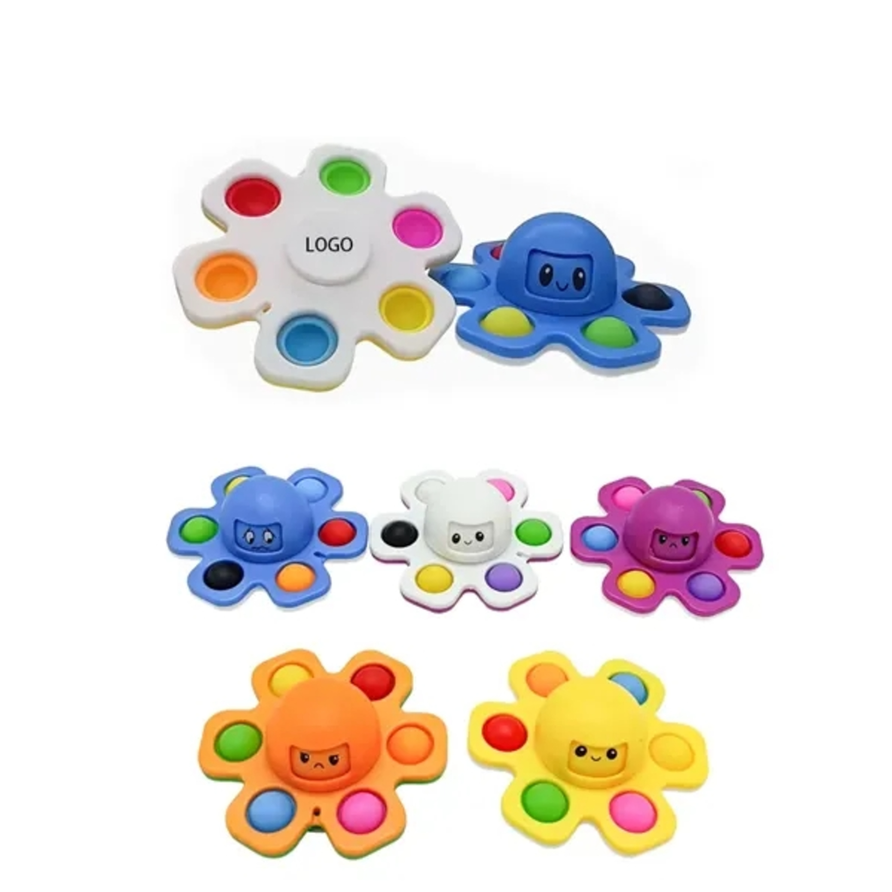 Fidget Spinner Face Changing Toy 2