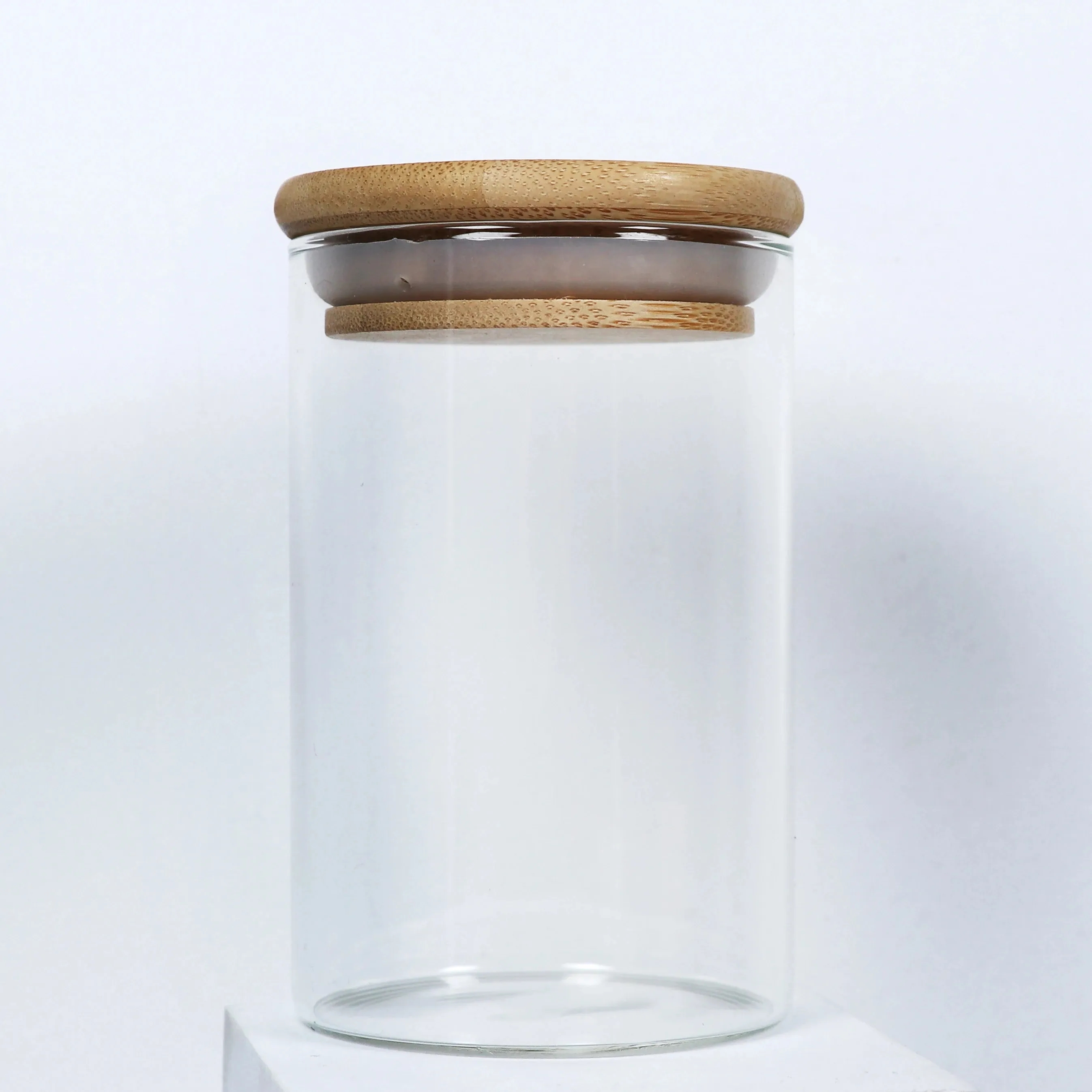 Custom Jar with Bamboo Lid 2