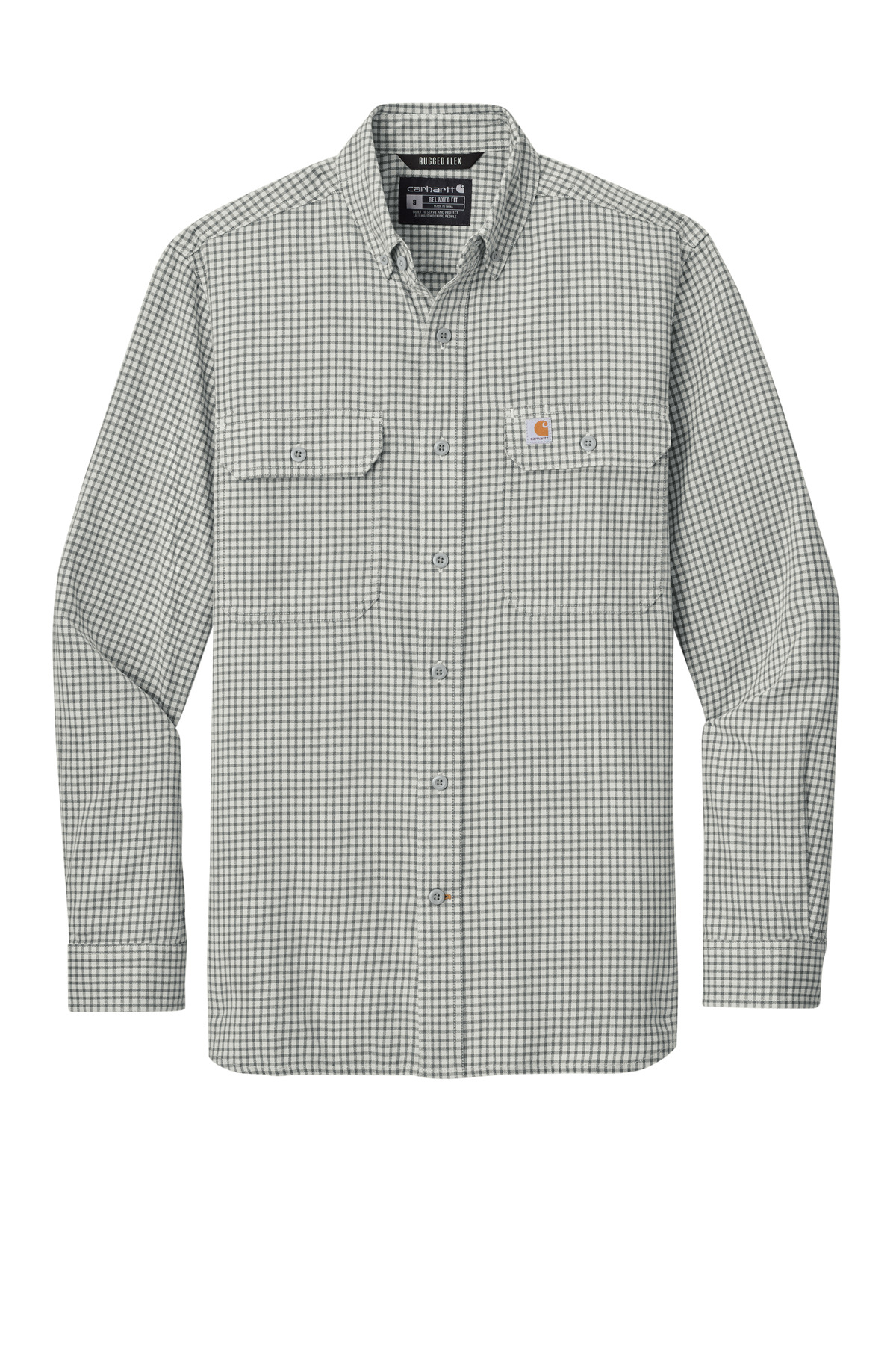 Carhartt Rugged Flex Plaid Long Sleeve Shirt CT107109 3