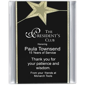Star Acrylic Plaque 3