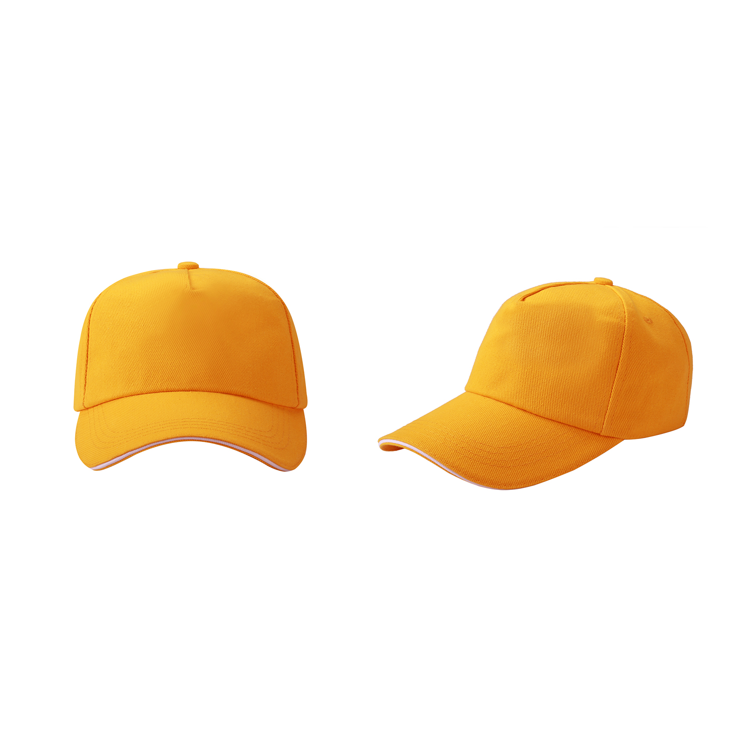 Stock Single-Yarn Drill Cotton 5 Panel Cap w/Double Buckle Back Fastener 6