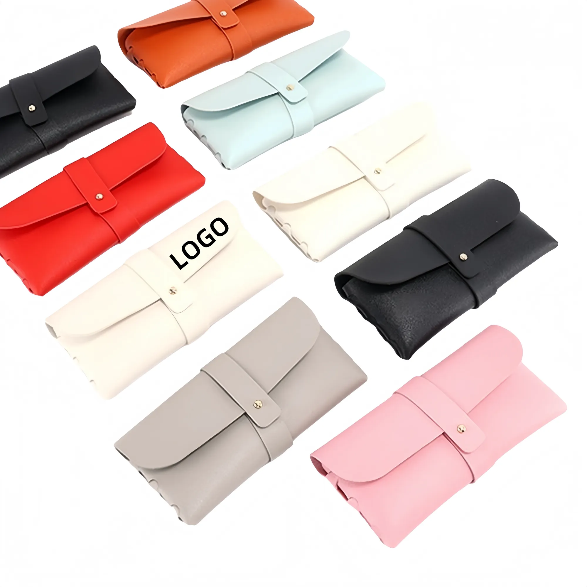 Glasses Case Single Nail Leather Sunglasses Bag 9