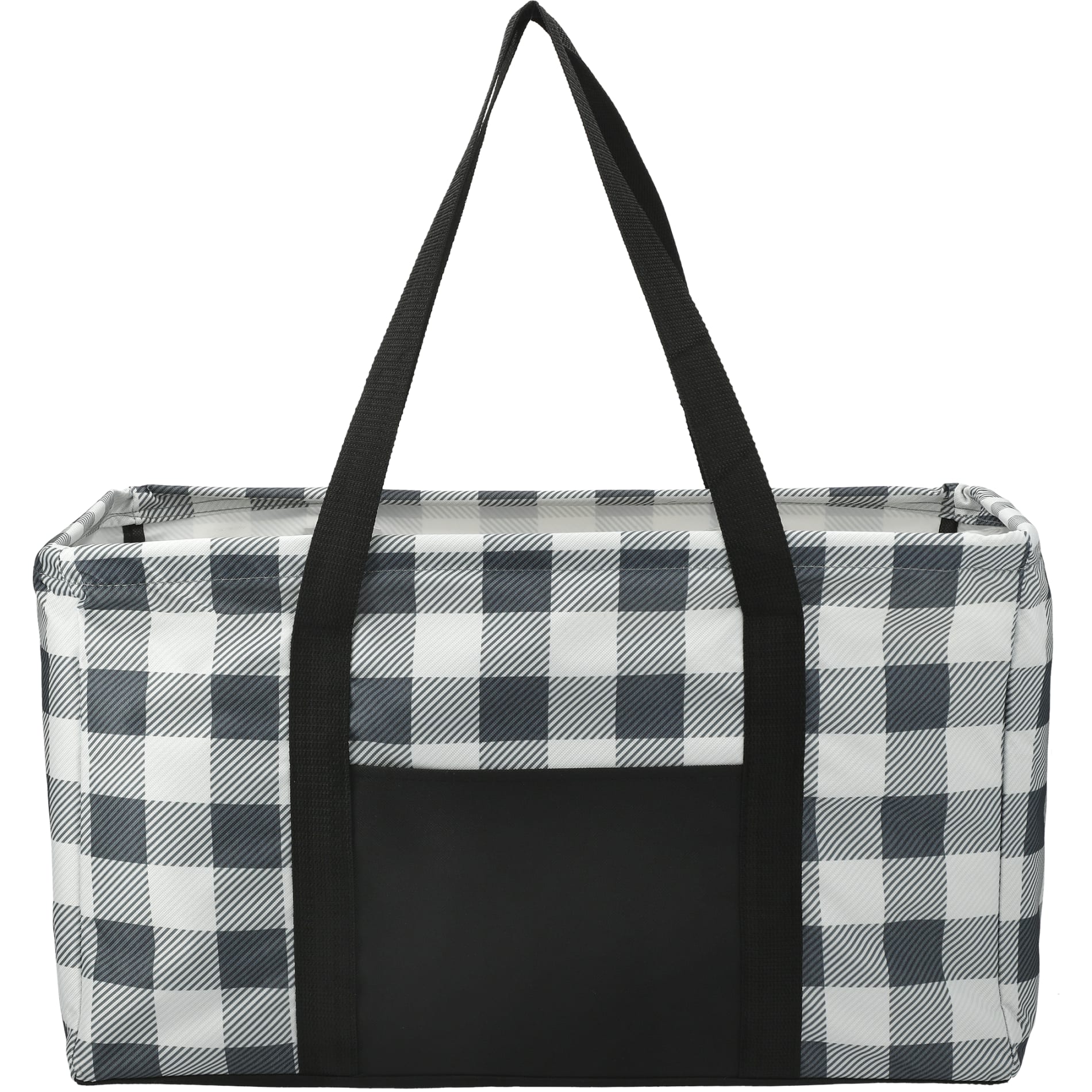 Buffalo Plaid Utility Tote 21