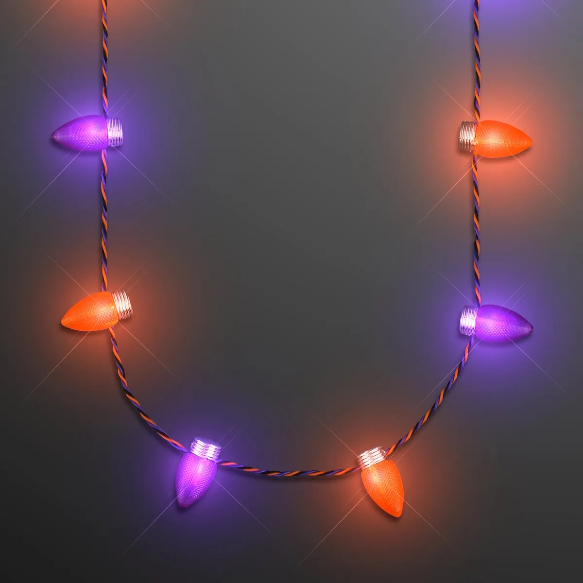 Holiday Light Necklaces With 1" Bulbs 4