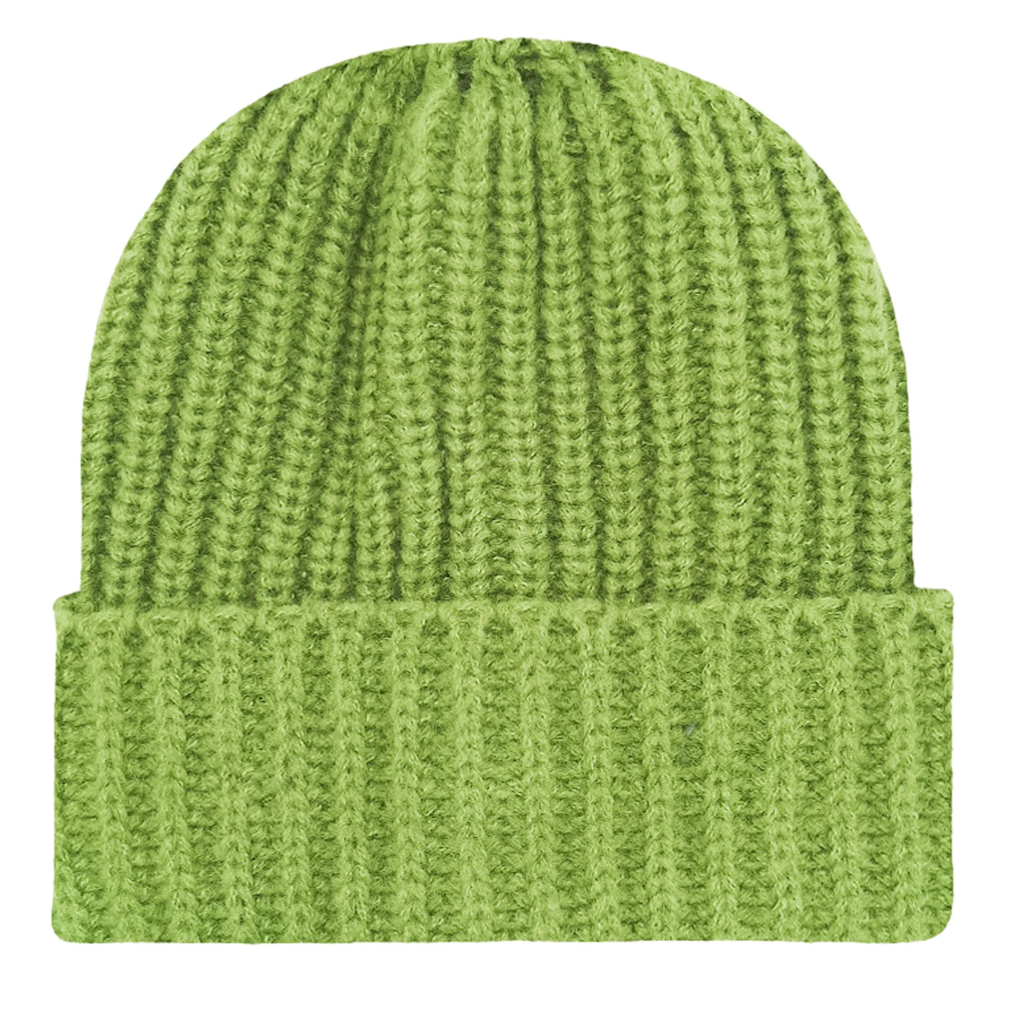 High Quality Warm Chunky Stitch Strip Knit Hat MOQ 100 13
