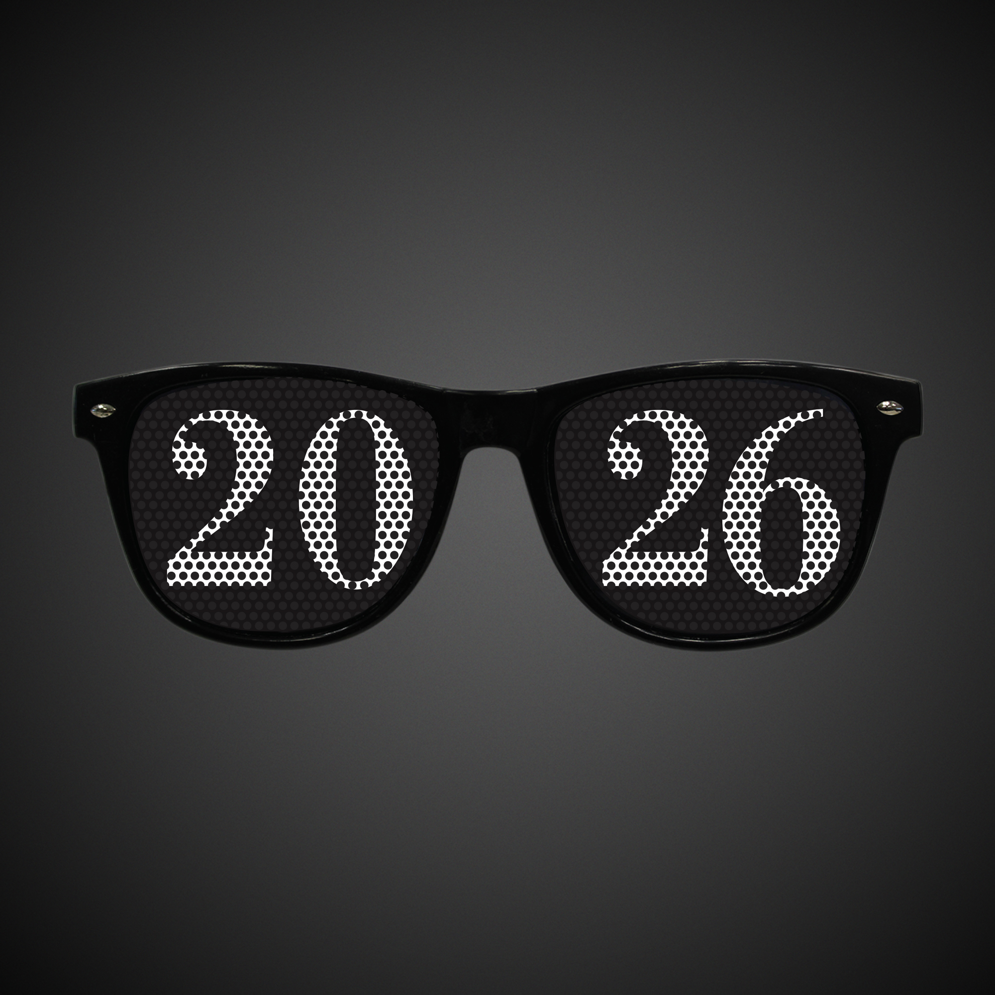 2026 Black Billboard Sunglasses (blank arms)