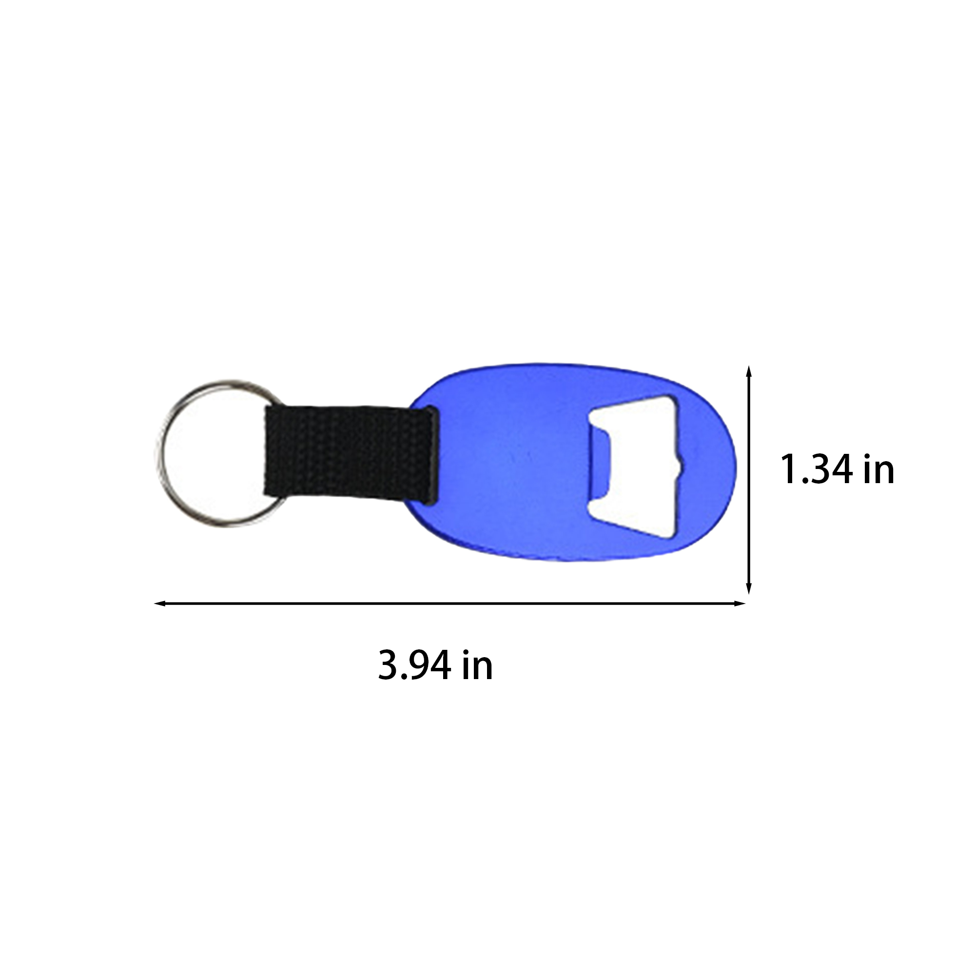 Aluminum Vibrant Bottle Opener Keychain 3