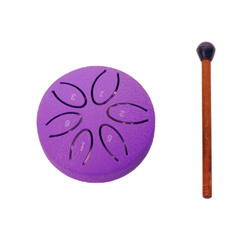 Steel Tongue6 Notes 3 Inches Chakra Tank Drum 6