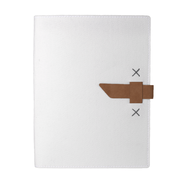 Hubbard Dye-Sublimated Felt Padfolio 140