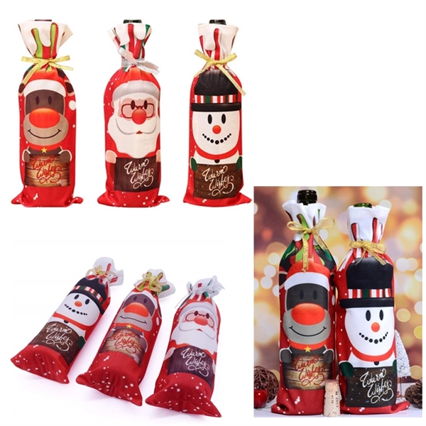 Christmas Wine Bottle Cover